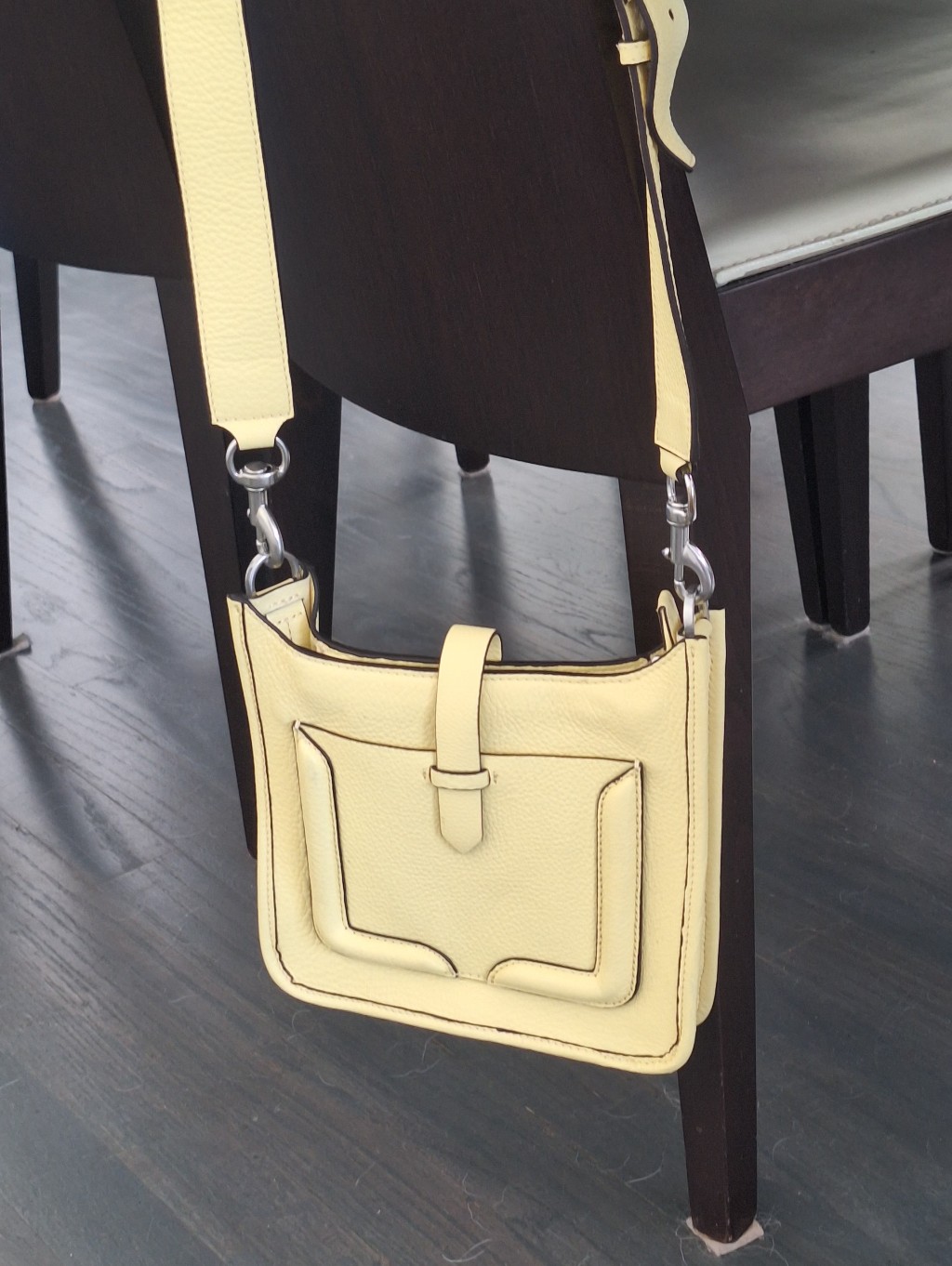 Rebecca Minkoff Feed Mini Yellow Leather Crossbody Like New